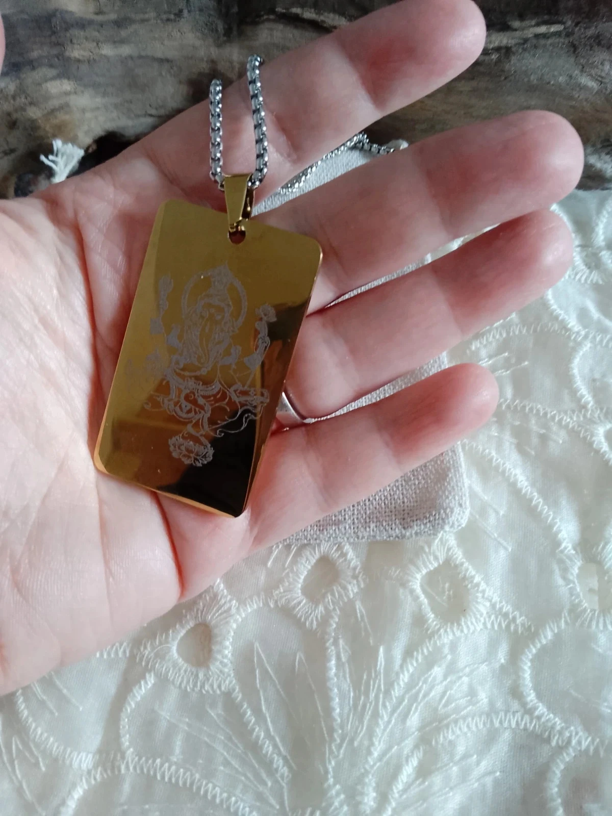 Collier carpe diem boeddhistisch medaillon – photo 4